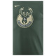 Nike Ανδρική κοντομάνικη μπλούζα Milwaukee Bucks NBA Essential Logo1 SS Tee